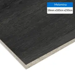 IMPERIAL - Melamina Negro 18 mm 183x250 cm