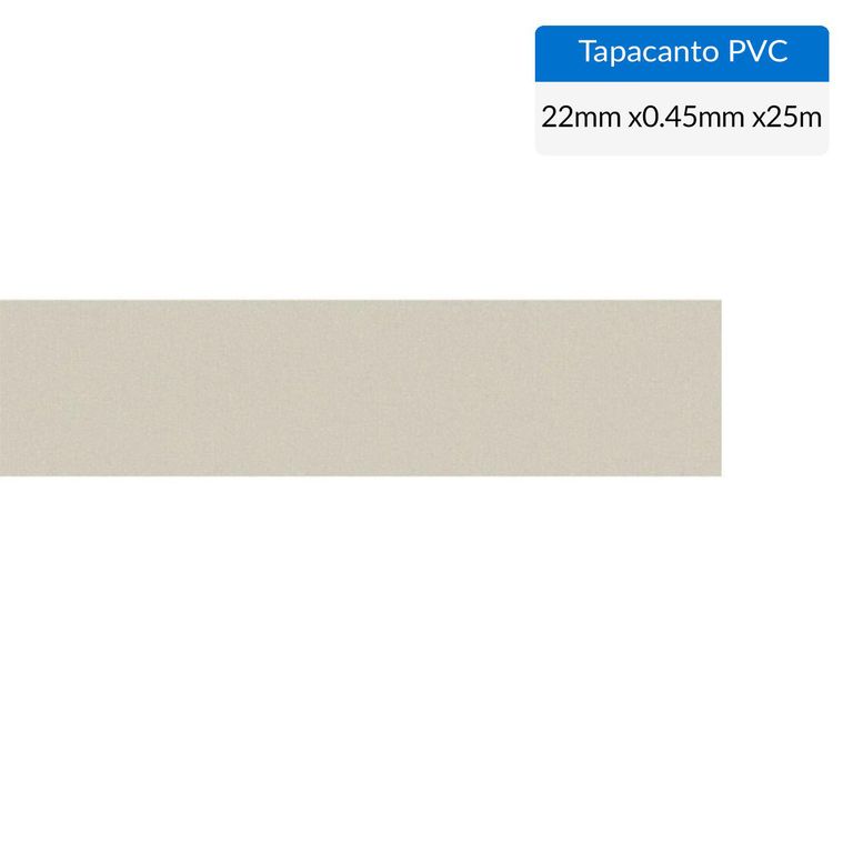Tapacanto pvc kashimir hilado 22x0,45mm ro 25mt
