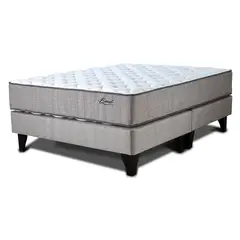MANTAHUE - Cama 2 Plazas Europea Boreal Dos Beige