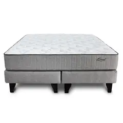MANTAHUE - Cama King Europea Boreal Dos Beige