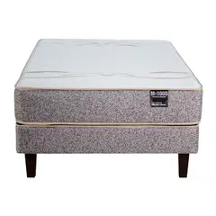 MANTAHUE - Cama Euro 1 plaza M-1000 Gris