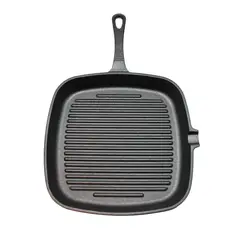 WAYU - Sartén Cuadrado 24x24 cm Fierro Negro