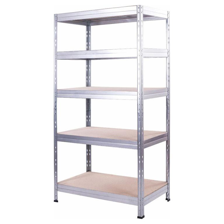 Estante Rivet Metal 5 Nivel(es) 90x180x40 cm Gris