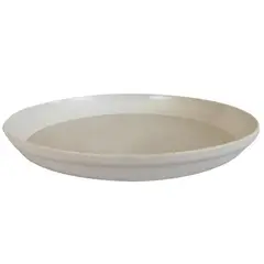 DECOGREEN - Plato Biodegradable blanco Para Macetero 22x2,5 cm 150 gr