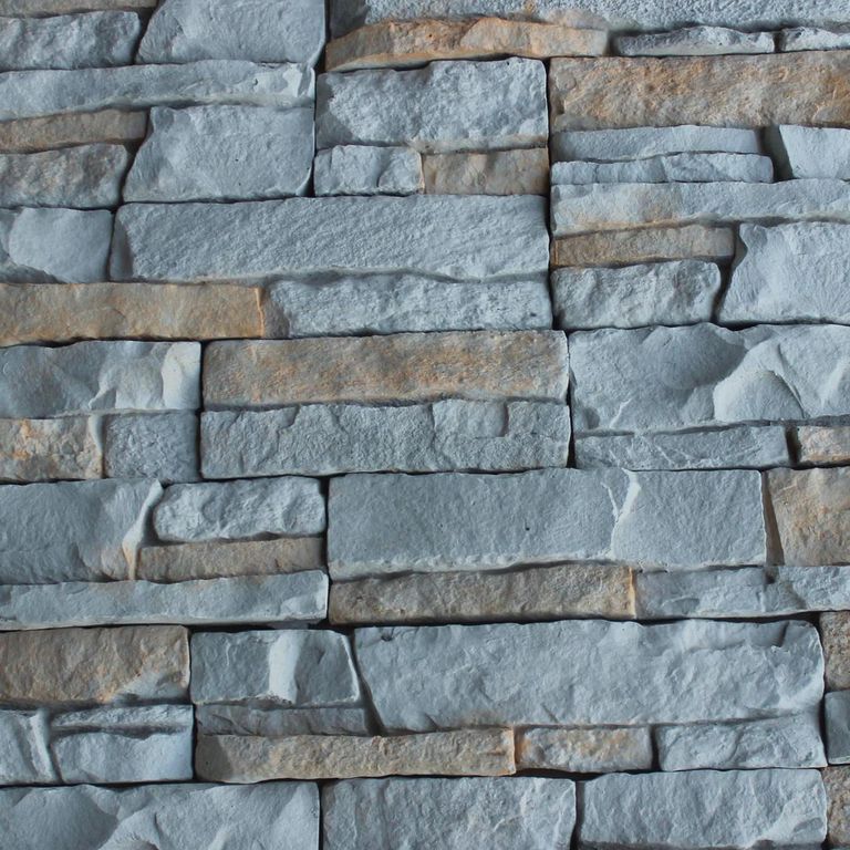 Piedra Reconstituida Andes color Oliva 0,3 m2