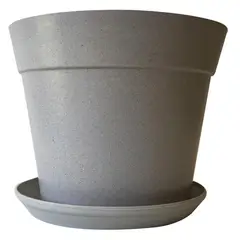 DECOGREEN - Plato Base Biodegradable Para Macetero 25 Cm Jardín