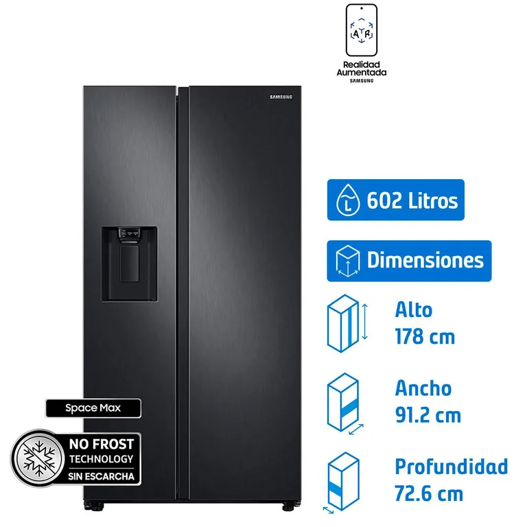 Refrigerador Side by Side No Frost 602 Litros RS60T5200B1/ZS