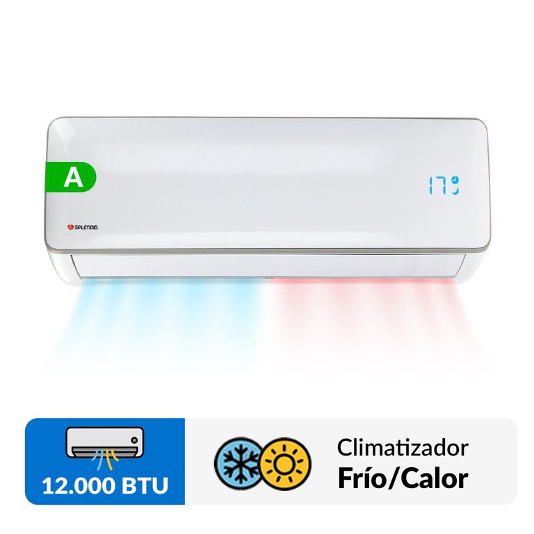 Aire acondicionado splitt on/off 12000 BTU frio/calor