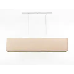 DISEÑO 3 - Lámpara Colgante Cruda 3 Luces Metal Beige
