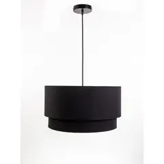 DISEÑO 3 - Lámpara de colgar negra 2 luces E27.