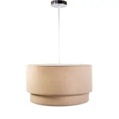 DISEÑO 3 - Lámpara de colgar cruda 1 luz E27.