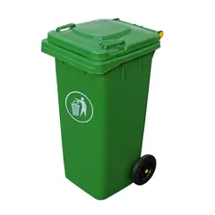 SIGNET CLASSICS - Basurero Contenedor basura 240 L 2 ruedas verde