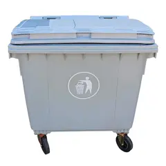 SIGNET CLASSICS - Basurero Contenedor basura 1100 L 4 ruedas