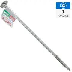 SPAX AMERICAN SCREW - Tornillo Spax Tirafondo Cabeza Lenteja Madera Aglomerada 260 mm 8 mm 1 unidad(es)