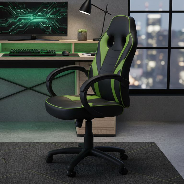 Silla Escritorio Gamer Bros Multicolor
