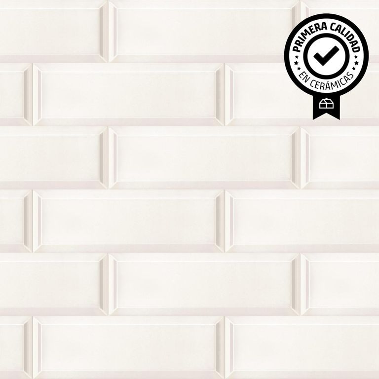 Cerámica 10x30 cm Bissel Blanco 1 m2