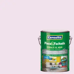 CERESITA - Esmalte al Agua Pieza y Fachada 1 galón(es) Satinado Rosado Cherish