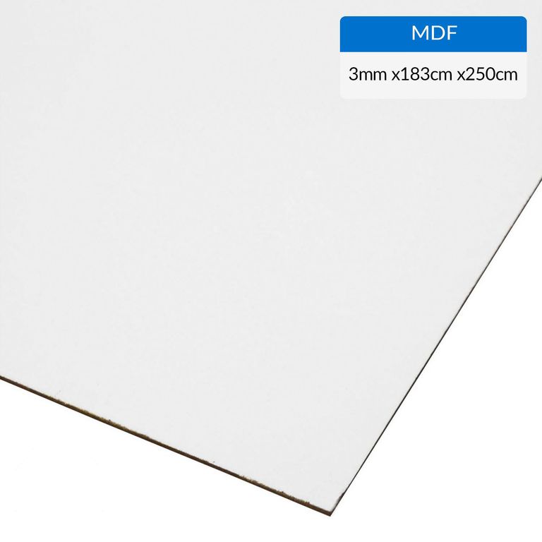 MDF Blanco 3 mm 183x250 cm