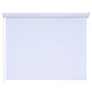 MASHINI - Cortina Roller Black Out Poliéster Blanco