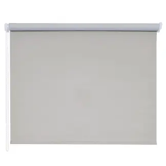 MASHINI - Cortina Roller Black Out Poliéster Gris