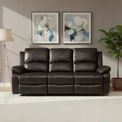 CIC - Sofá 3 cuerpos Andalucia 205x102x92 cm Café