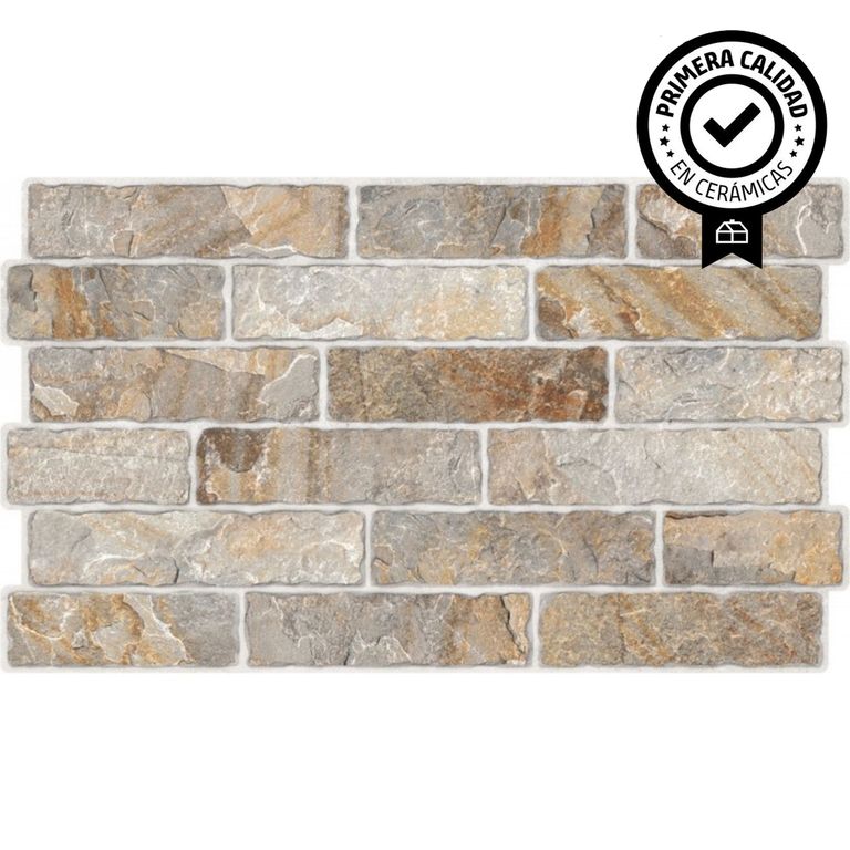 Cerámica 34x58 cm Brick Beige 1.52 m2