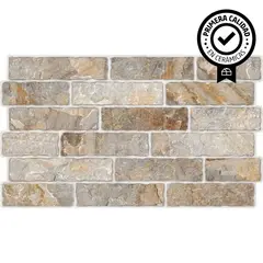 EMBRAMACO - Cerámica 34x58 cm Brick Beige 1.52 m2