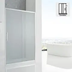 KLIPEN - Mampara corredera rectangular 150x185 cm vidrio templado