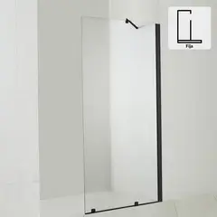 KLIPEN - Mampara fija rectangular 100x198 cm vidrio templado