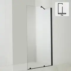KLIPEN - Mampara fija rectangular 80x198 cm vidrio templado
