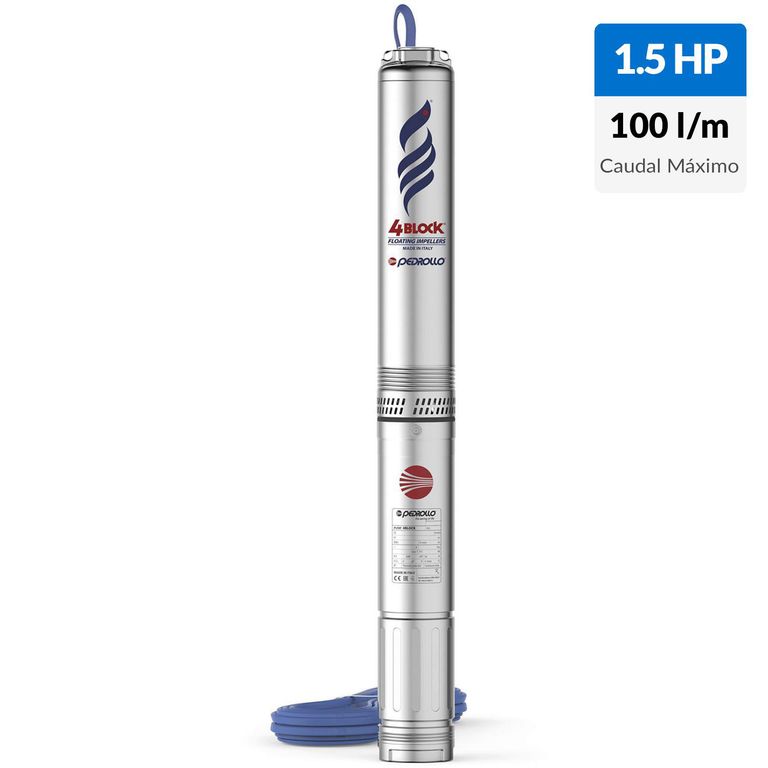 Bomba pozo 4 block m 4/13 1,5HP 220V