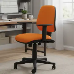 CONTATTO - Silla Escritorio Rudy Brazos Naranjo