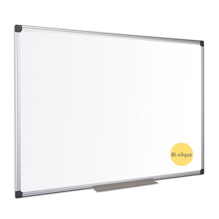 Pizarra acrílica blanca melamina 60x45 cm