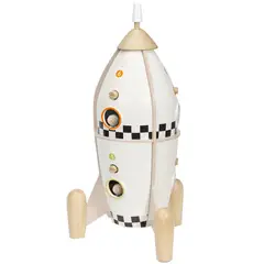 KIDSCOOL - Cohete Espacial Didáctico Con Accesorios Y 50 Piezas