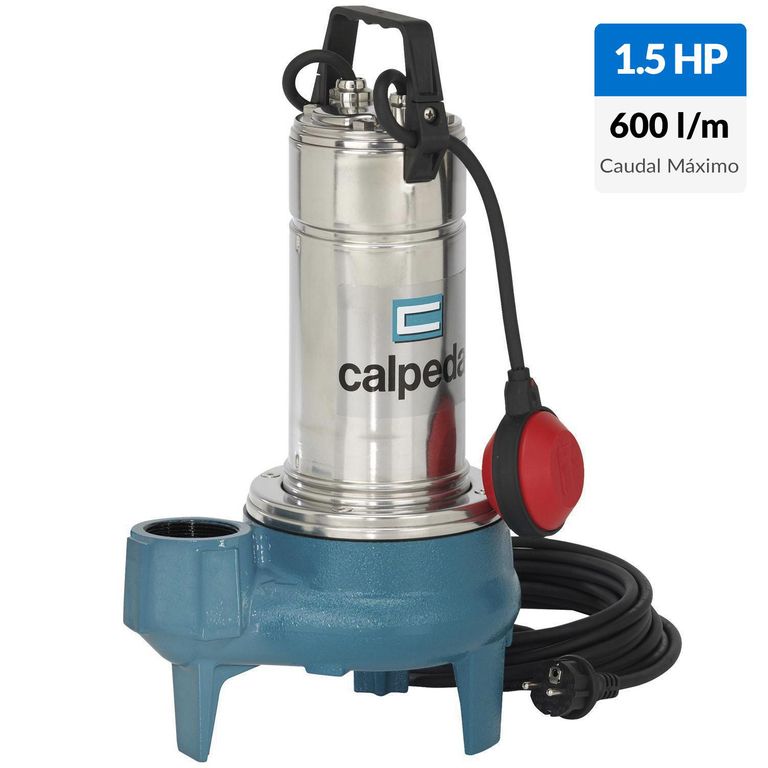 Bombas sumergible para aguas negras 1,5HP
