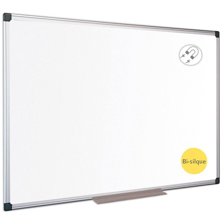 Pizarra blanca magnética 240x120 bi-silque