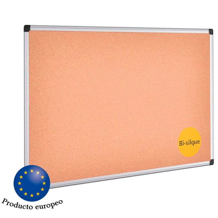 Pizarra De Corcho 60x90 cm Tablero Marco De Aluminio