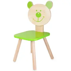 KIDSCOOL - Silla madera osito verde Verde