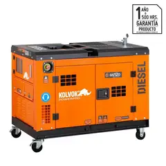 KOLVOK - Generador Eléctrico a Diesel Partida Eléctrica 10000 W 25 l