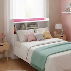 MUEBLES KIDS - Respaldo Repisa Verde 1,5 plazas