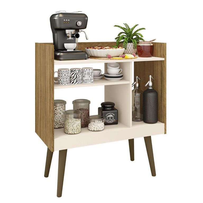 Aparador Arrimo Coffee Canela 80x71x36 cm