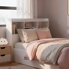 MUEBLES KIDS - Respaldo Repisa Blanco 15 plza