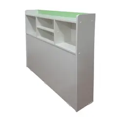 MUEBLES KIDS - Respaldo Repisa 1 plaza Verde Menta