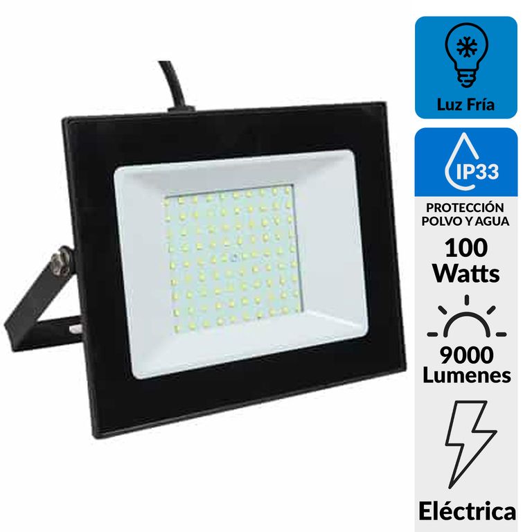 Reflector Led Smd Street 100 kW IP 33 9000 lm Luz Fría