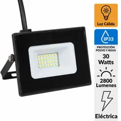 HB LEDS - Reflector Led Smd Street 30 kW IP 33 2800 lm Luz Cálida