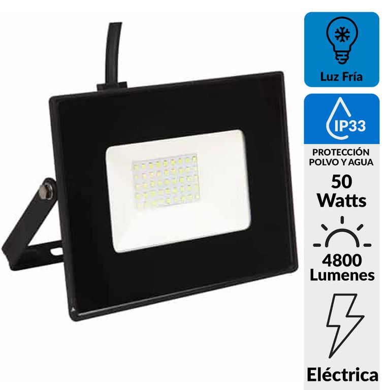 Reflector Led Smd Street 50 kW IP 33 4800 lm Luz Fría