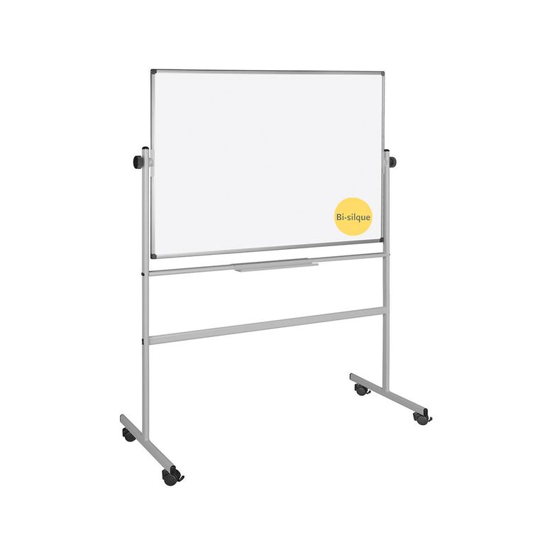 Pizarra rotativa blanca 150x120 bi-silque