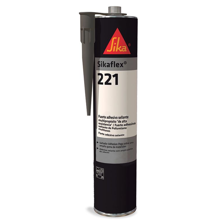 Sellador de poliuretano Negro Sikaflex 221 300 ml