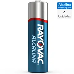 RAYOVAC - Pilas Alcalinas AAx4