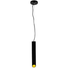 BYP - Lámpara colgar Piper 1 luz GU10 negro+gold H30CM